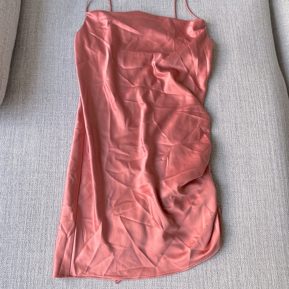 Topshop Cowl Neck Dress